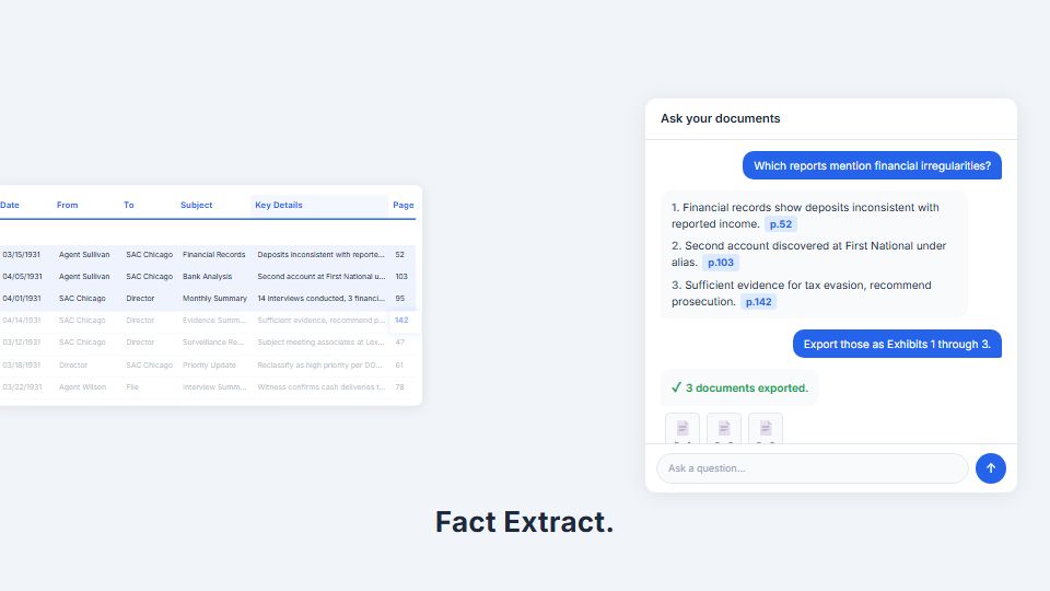 FactExtract - AI Document Summarization & Data Extraction
